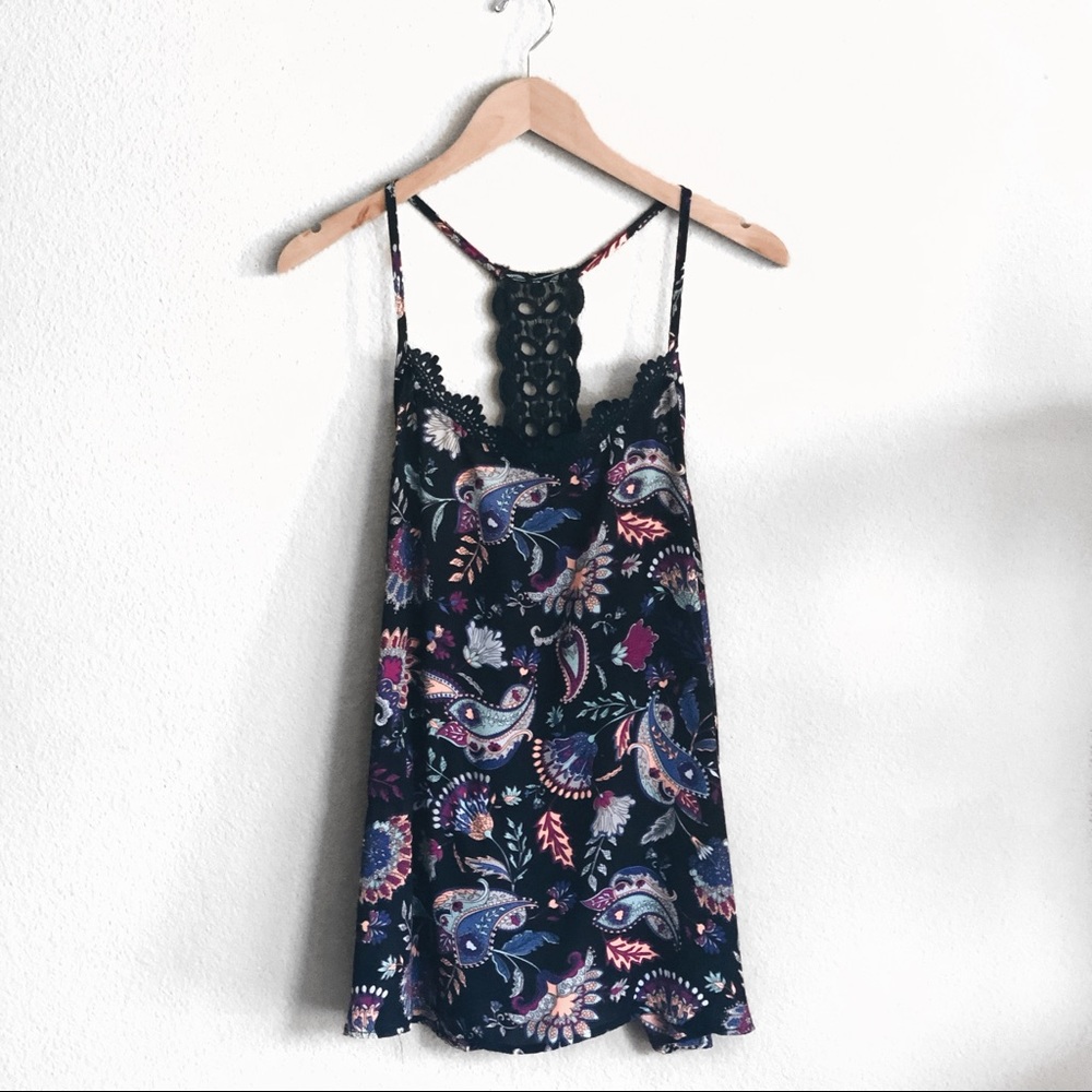 LIKE NEW! Paisley Print Tank Top!